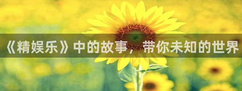 赢乐彩票体育论坛：《精娱乐》中的故事，带你未知的世界