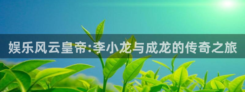 赢乐彩票代理：娱乐风云皇帝:李小龙与成龙的传奇之旅